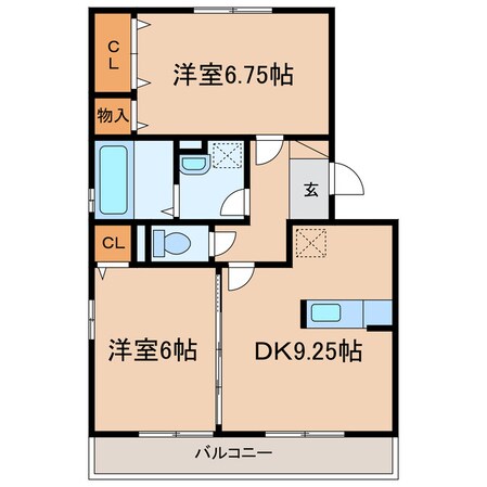 メルベーユの物件間取画像